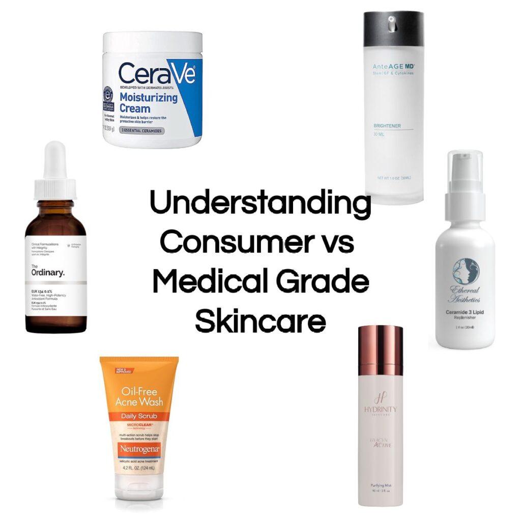 understanding consumer vs medical grade skin care vancouver wa