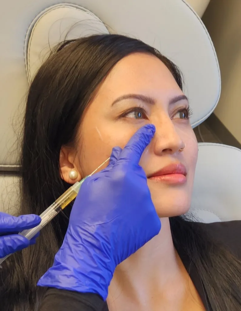 woman receiving prp medical spa vancouver wa